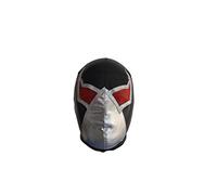 Bane Villan Luchador Mask Lucha Libre Wrestling Mask (pro-fit) Costume Wear - Black/White, Black, Adult size