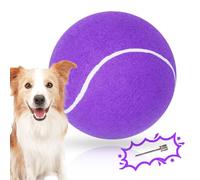 Banfeng Big Tennis Ball for Dogs, Giant Dog Tennis Ball Toy Large Outdoor Sports Ball Gift for Small Medium Large Dog (Purple, 9.5 inch)
