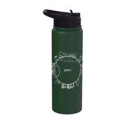 Banff Alberta Canada Tiny Planet with Animals & Landmarks Stainless Steel Insulated Water Bottle