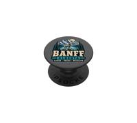Banff Alberta Lakes Peaks Wildlife Adventure PopSockets Adhesive PopGrip