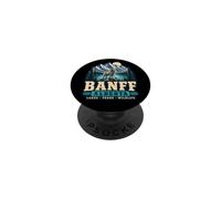 Banff Alberta Lakes Peaks Wildlife Adventure PopSockets Adhesive PopGrip