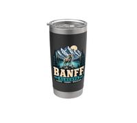Banff Alberta Lakes Peaks Wildlife Adventure Stainless Steel Insulated Tumbler