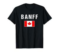 Banff Alberta National Park Canada Flag Canadian Adventure T-Shirt