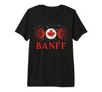 Banff Canada Flag Canadian Premium T-Shirt