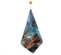 Banff Canoe Dock Hand Towels Hanging Kitchen Towels 1PCS