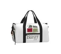 Banff Flag Sports Duffel Bag-Weekender with Shoe Compartment