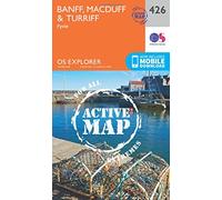 Banff, Macduff & Turriff Map | Weatherproof | Fyvie | Ordnance Survey | OS Explorer Active Map 426 | Scotland | Walks | Hiking | Maps | Adventure