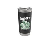 Banff National Park Alberta Throwback Retro Outdoors Canada Stainless Steel Insulated Tumbler