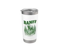 Banff National Park Alberta Throwback Retro Outdoors Stainless Steel Insulated Tumbler