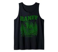 Banff National Park Alberta Throwback Retro Outdoors Tank Top
