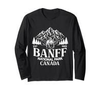 Banff National Park Canada Est 1885 Camping Mountain Hiking Long Sleeve T-Shirt