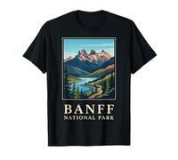 Banff National Park Canada Vintage Travel Nature Artwork T-Shirt