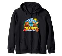 Banff National Park Canada Wildlife Adventure Souvenir Zip Hoodie
