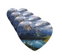 Banff National Park Car Air Freshener Cards for Women Men 4 Pack Cute Car Accessories Long Lasting Scent Car Diffuser Hanging Auto Aromatherapy Tablets Car Fresheners Gifts