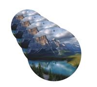 Banff National Park Car Air Freshener Cards for Women Men 4 Pack Cute Car Accessories Long Lasting Scent Car Diffuser Hanging Auto Aromatherapy Tablets Car Fresheners Gifts
