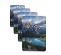Banff National Park Car Air Freshener Cards for Women Men 4 Pack Cute Car Accessories Long Lasting Scent Car Diffuser Hanging Auto Aromatherapy Tablets Car Fresheners Gifts