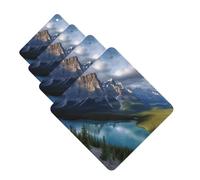 Banff National Park Car Air Freshener Cards for Women Men 4 Pack Cute Car Accessories Long Lasting Scent Car Diffuser Hanging Auto Aromatherapy Tablets Car Fresheners Gifts