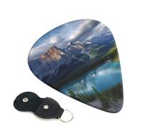 Banff National Park Guitar Plectrums, 6 Guitar Plectrums, Printed on both sides for Electric Guitar Bass Ukulele (0.46 mm 0.71 mm 0.96 mm)