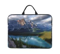 Banff National Park Laptop Case Sleeve 14 inch Shockproof Protective Notebook Case Travel Laptop Bag with Handle Waterproof Computer Cover Briefcase Handbags for Men Women