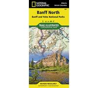 National Geographic Map – Banff North Trails Illustrated National Parks