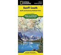 Banff South Map: Trails Illustrated National Parks (National Geographic Trails Illustrated Map)