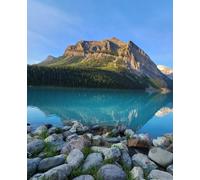 Banff Souvenir Notebook: 150 Lined Pages for Travel, Memoir, Journal, Work or School. 7.5" x 9.25". For Canadian Travelers or Visitors to Lake Louise.: Canada Souvenir