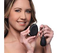 10X Silicone Vibrating Egg Black
