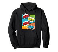 BANG! BOOM! WHAM! POW! Comic speech bubbles Pullover Hoodie