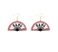 BANG Cowboy Western Earrings Cowboy Carter Album Tour Inspired Earrings for Concert Women Men Fans, S, Metal, on