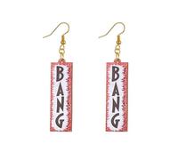 BANG Cowboy Western Earrings Cowboy Carter Album Tour Inspired Earrings for Concert Women Men Fans, S, Metal, on