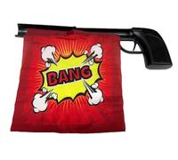 BANG Flag Gun Classic Clown Accessory Surprise Prank Novelty Retro Circus Joker Trick