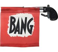 Bang Flag Gun~Opens Out To Reveal a Flag That Says BANG!~Novelty Joke Gag Clown Starter Pistol
