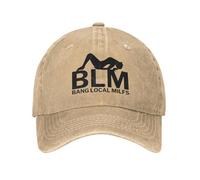 Bang Local Milfs Hat BLM Men Women Baseball Cap Natural