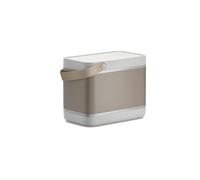 Bang & Olufsen Beolit 20 - Portable Bluetooth Speaker with Wireless Charging, Loud 360 Degree Sound, Bluetooth Home and Outdoor Speaker, Qi Phone Charger Pad - Grey Mist