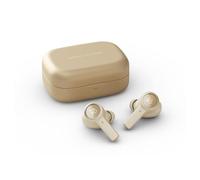 Bang & Olufsen Beoplay EX - Wireless Earbuds Noise Cancelling (ANC), Waterproof Bluetooth Earphones, 28 Hours Battery, Sport & Work Earbuds with Charging Case - Gold Tone