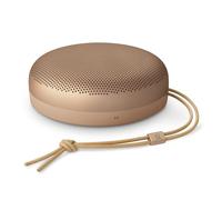 Bang & Olufsen Beosound A1 (3rd gen) - Portable Compact Wireless Bluetooth Speaker, Waterproof (IP67), C2C certified, up to 24 hours of playtime and 3 Microphones for clear voice calls - Honey Tone
