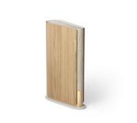 Bang & Olufsen Beosound Emerge - Compact Bookshelf Speaker, WiFi Bluetooth, Ultra-Wide Sound, Slim Design Home Speaker, Eco-responsible Circular Speaker - Gold Tone