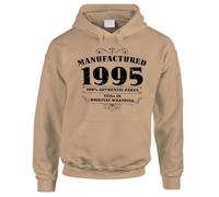 Bang Tidy Clothing 30th Birthday Gifts For Women, Born In 1995 Hoodie, Keepsake Present For Daughter Sister Best Friend Colleague, Hooded Sweatshirt For Her - MAN NUDE-L