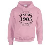 Bang Tidy Clothing 40th Birthday Gifts For Women, Born In 1985 Hoodie, Keepsake Present For Daughter Sister Best Friend Colleague, Hooded Sweatshirt For Her - VIN LPINK-S