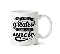 Bang Tidy Clothing Cocker Spaniel Mug - Tea Coffee Mugs Gifts for Dog Lovers Owners - Ceramic - 11 oz - Greatest Uncle