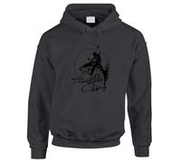 Bang Tidy Clothing Fishing Gifts Hoodie for Men - Mens Funny Carp Fishermen Hoodies Jumpers - Hooked DGREY-M