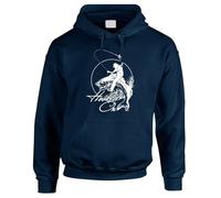 Bang Tidy Clothing Fishing Gifts Hoodie for Men - Mens Funny Carp Fishermen Hoodies Jumpers - Hooked NAVY-M