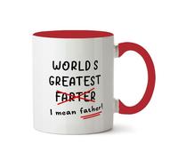 Bang Tidy Clothing Funny Dad Coffee Mug for Him, World's Greatest Farter Joke Father's Day Gifts, Husband, Daddy, Step-Dad Birthday Gift Ideas - Bred