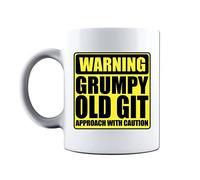 Bang Tidy Clothing Funny Novelty Printed Mugs Warning Grumpy Old Git Coffee Mug Tea Cup Gift