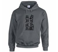 Bang Tidy Clothing Men's This is How I Roll 4X4 Four Wheel Drive 4WD Off Road Hoodie DGrey-M