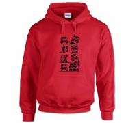 Bang Tidy Clothing Men's This is How I Roll 4X4 Four Wheel Drive 4WD Off Road Hoodie Red-M