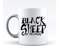Bang Tidy Clothing Novelty Printed Mugs Black Sheep of The Family Coffee Mug Cup Gift