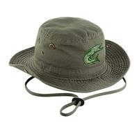 Bang Tidy Clothing Pike Fishing Hats for Men Outback Hat Embroidered UPF 50+ Sun Protection Olive