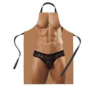 Bang Tidy Clothing Printed Aprons for Men Funny Naked Man BBQ Gifts Saucy Novelty Gift Idea