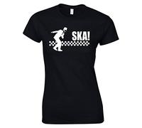 Bang Tidy Clothing Women's Ska! Music T Shirt Black M